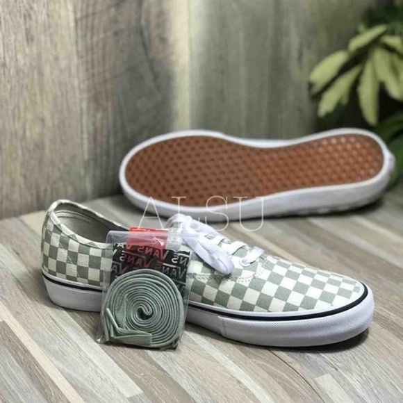 VANS Authentic Pro Checkerboard Desert Sage - Picture 5 of 7